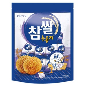 크라운 참쌀 누룽지 (216G)