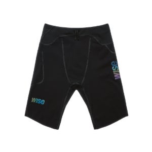 와이즈 남성 하프 타이츠 BLACK