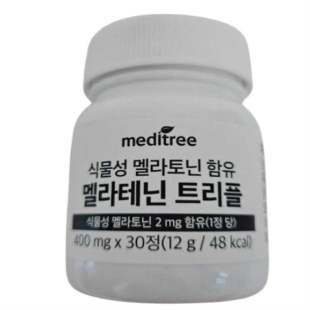 <b>씨너지아이앤티</b> 메디트리 식물성 멜라토닌 함유 멜라테닌 트리플  8개  12g