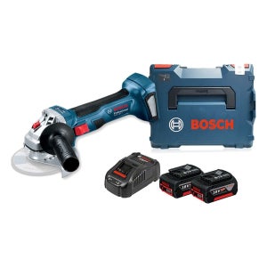 보쉬 BL 모터 GWS 18V-7 충전 그라인더 100mm 5.0 AH 컴팩트 700W