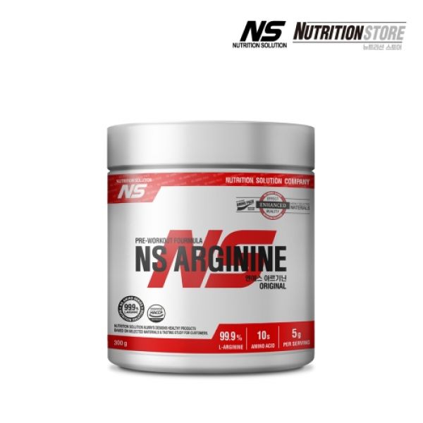 NS <b>뉴트</b>리션 <b>뉴트올로지</b> 바른 엔에스 아르기닌 오리지널 300g(고급 아르기닌)1상자