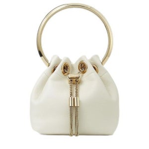 지미추 25 FW 여성 봉봉 미니 버킷 백 latte JCH29MSDWHTZZZZZ00 TP810386631