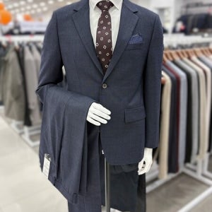 트루젠 10만원대 수트 특가 / 남성 겨울봄 울 혼방 네이비 체크 예복 혼주 면접 턱시도정장 수트 양복 세트 모다아울렛 전주김제점