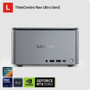 레노버 ThinkCentre Neo Ultra Gen2 Ultra9 RTX5060 Win11Home(U9-285/16GB/512GB) 플래그쉽 Ai 미니PC