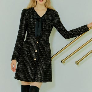 [이바나헬싱키] Lana Tweed Dress (2colors)