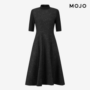 [롯데백화점] 모조 니트패치 플레어 원피스 J254XSE017 LE1220727948