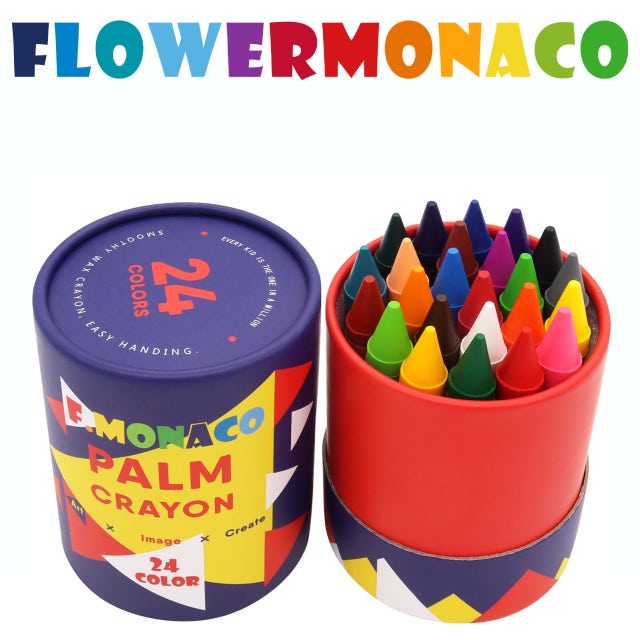 [플라워모나코] 팜 크레용 24색