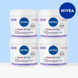 니베아 리페어 앤 케어 크림 400ml 4개