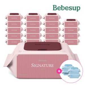 베베숲 시그니처 위드레드 70매 캡 20팩+[증정]센시티브 휴대 4팩