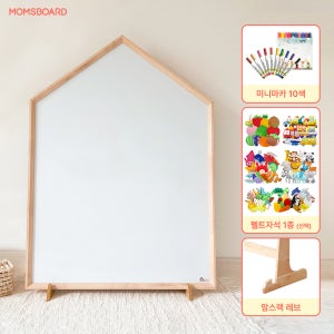 [맘스보드] 레브하우스보드 L사이즈 + 맘스랙 멀티 + 펠트자석 1종 + 미니마카 10색
