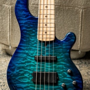 Lakland USA 55-94 Deluxe Quilted Maple Top-Ocean Blue w/Birdseye Maple FB & Black HW (2025년산/신품) 라크랜