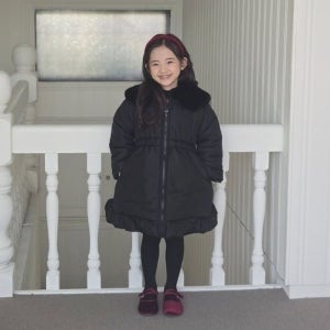 [바로배송] 겨울S 40% 세일 JE 밍크프릴패딩점퍼, 북유럽유아복 여아의류 아동복, 11호 가능