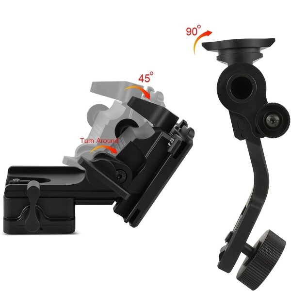 알루미늄 합금 야간 투시경 마운트 NVG 암 브래킷 + PVS7A 7C 용 J 어댑터