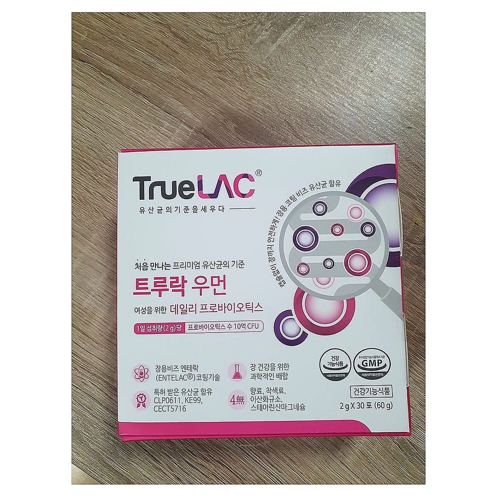 트루락 우먼 임산부 유산균 프로바이오틱스 장건강 면역력강화 소화촉진 <b>스트레스</b>완화 비타민C함유 30포 1개