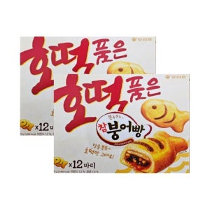오리온제과 오리온 호떡품은 참붕어빵 372g X 2개 (43266159)