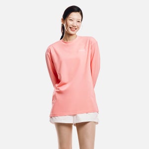 배럴 우먼 아트웍 루즈핏 래쉬가드 코랄 [B6SWWRG002CRL 여자 비치웨어]