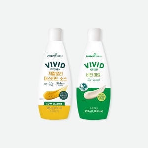 [어남선생 샌드위치] 비비드키친 저칼로리 머스타드 280g + 비건마요 250g