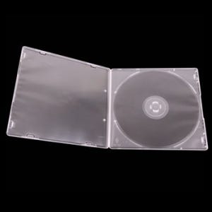 슬림 CD케이스 투명 연질 공케이스 시디케이스 미디어 DVD 씨디 보관함 3개