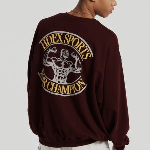 더블 바이셉스 스웨트 셔츠 (Red Brick)