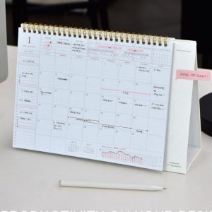 [크레마] 2026 롱텀프레스 캘린더 데스크 올인원 생산성 달력 사무실 오피스_HS03030488