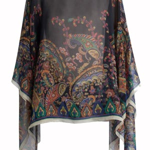 [에트로] (WOMAN) 26SS PAISLEY PRINT SILK PONCHO TOP WRJA0027_AKG22X0883