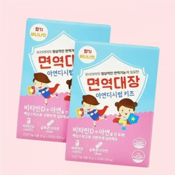 면역대장 <b>아연</b>디시럽 키즈 어린이 60포 영양제 징크시럽 돌 아기 유아 성장기 면역력 4438958