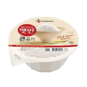 식품 CJ제일제당 햇반 백미 큰공기 300g 18개jh (17241122)