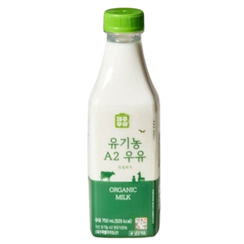 유기농 A2 우유 제품 이미지