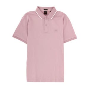 보스 남성 연핑크 로고 반팔 폴로 5050769910256683539