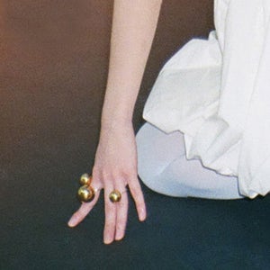 [세이렌스] yellow gold mini ring