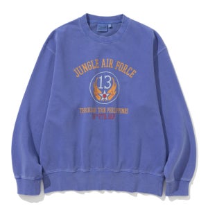 [유니폼브릿지] jungle air force sweatshirt pigment blue UB2512MT300MBL