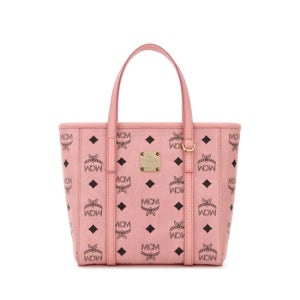 엠씨엠 여성 연핑크 Tony 미니 캔버스 프린티드 쇼퍼백 MWPFSMT06 PZ