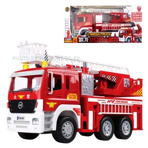 메가 대형 중장비 자동차 덤프트럭 사다리소방차 크레인트럭 어린이 장난감