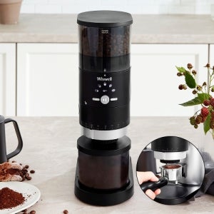 위즈웰 WSG-9400 40단계 분쇄 전동커피그라인더 원두분쇄기 커피밀 원두그라인더 커피분쇄기 커피전동그라인더