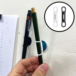 [느낌상점] 자석 펜 홀더 클립 밴드 마그네틱 볼펜 정리 책상 선 수납 거치대 현관 냉장고 사무실_m20251230bd2424679