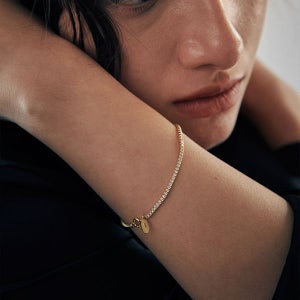 [베흐트] [10차 리오더][4/10 출고][925 silver] Huit.silver.86 / fin anse dew bracelet (gold)