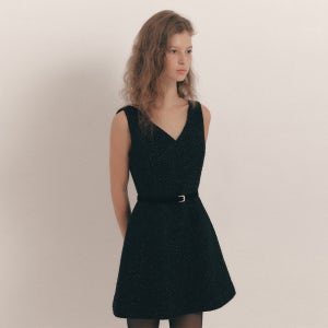 [플로움] Claire V-Neck Mini Dress
