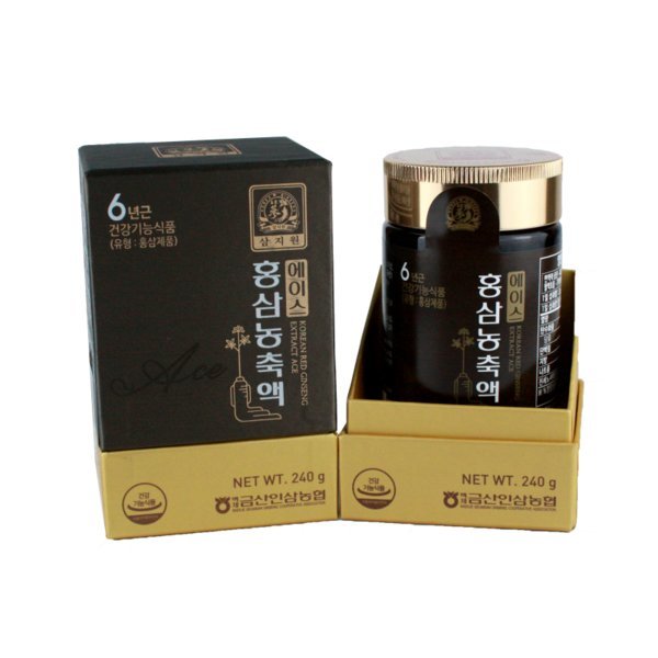 삼지원 <b>백제금산인삼농협</b> 6년근 홍삼농축액 에이스 240g
