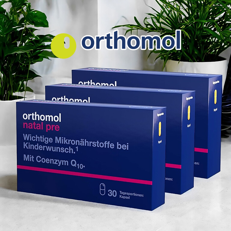 오쏘몰 임신준비 영양제 나탈 프리 x3(90캡슐) 락토 글루텐프리 Natal pre