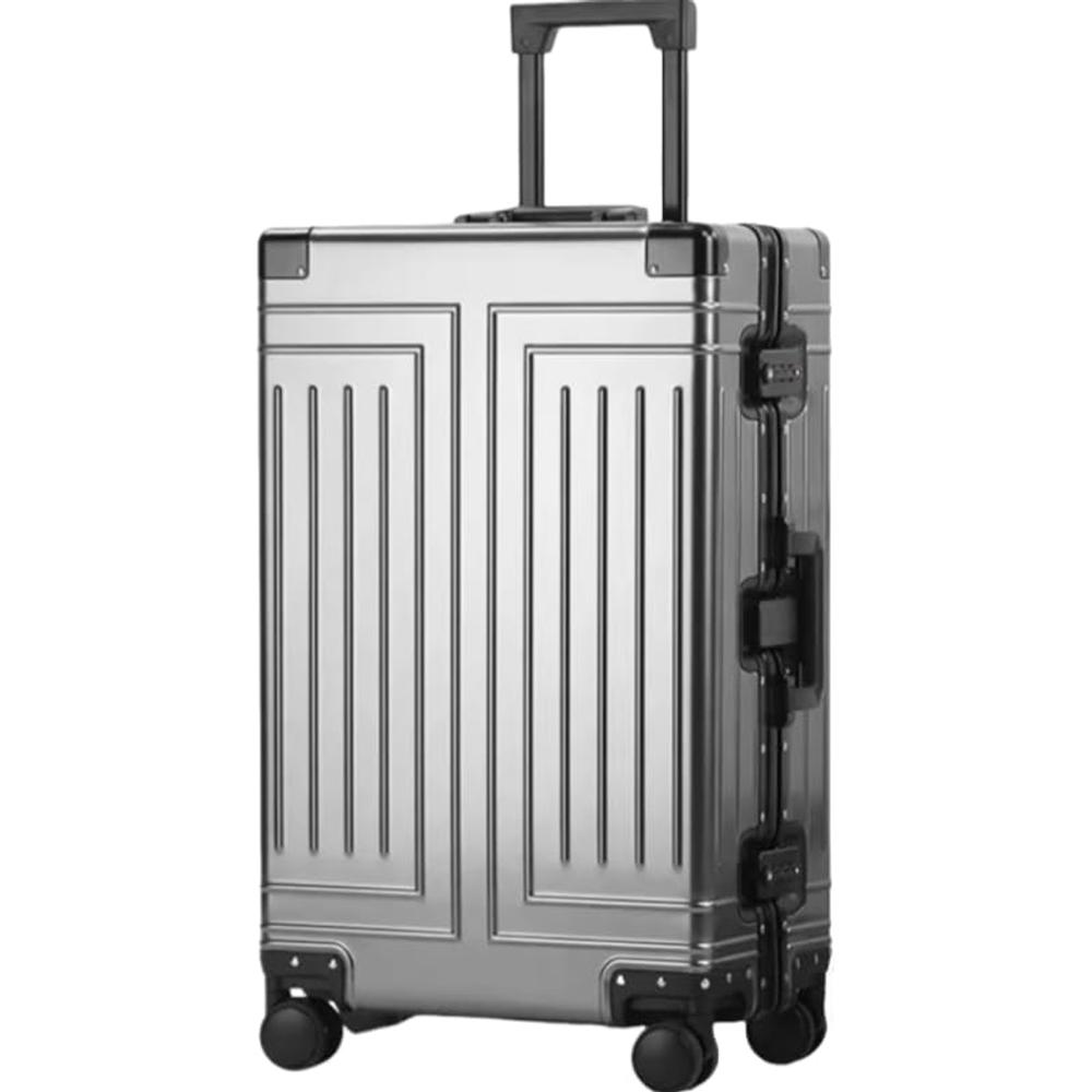 [미국수입 정품] KANGSHILU 모든 알루미늄 <b>마그네슘</b> 기내 수하물 전체 시트에서 절단 55.9x35.6x22.9cm(22x14x9인치) 항공사 승인 (3세대 <b>프리미</b>  26in