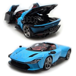 [데코앤] 1:18 페라리 시그니처 데이토나 SP3 블루 다이캐스트 미니카