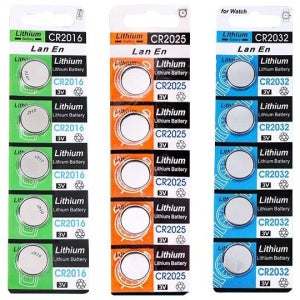 CR2016 CR2025 CR2032 코인 동전 건전지 버튼 단추형