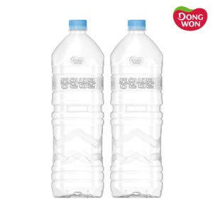 동원샘물 무라벨 생수 2L x 6개 미네랄워터
