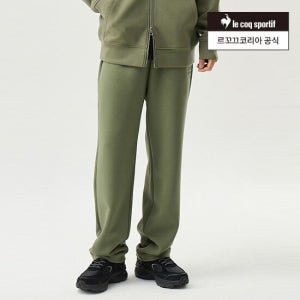 [르꼬끄스포르티브] [30% OFF] 유니 쿠션지 레귤러핏 스트레이트 팬츠 (QQ123LFP12)