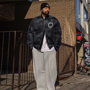 (XL-6XL)아르비카 더티 항공점퍼[SHI 빅사이즈 후드탈부착 이중지퍼 뒷면프린팅]