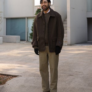 바르나모 울 맥코트[SLG 빅사이즈 안감누빔 카라비죠]