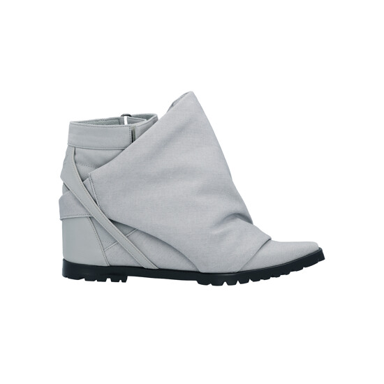 포트리스 Padded-Covered Wedge Heels 01 Ash Gray