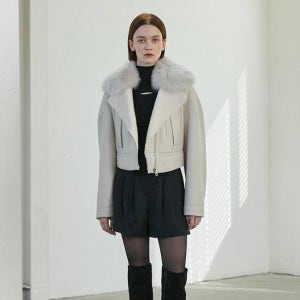 [롯데백화점] 에고이스트 폭스 퍼 카라 헴라인 리얼 무스탕 EP4RZ061 LE1220786902