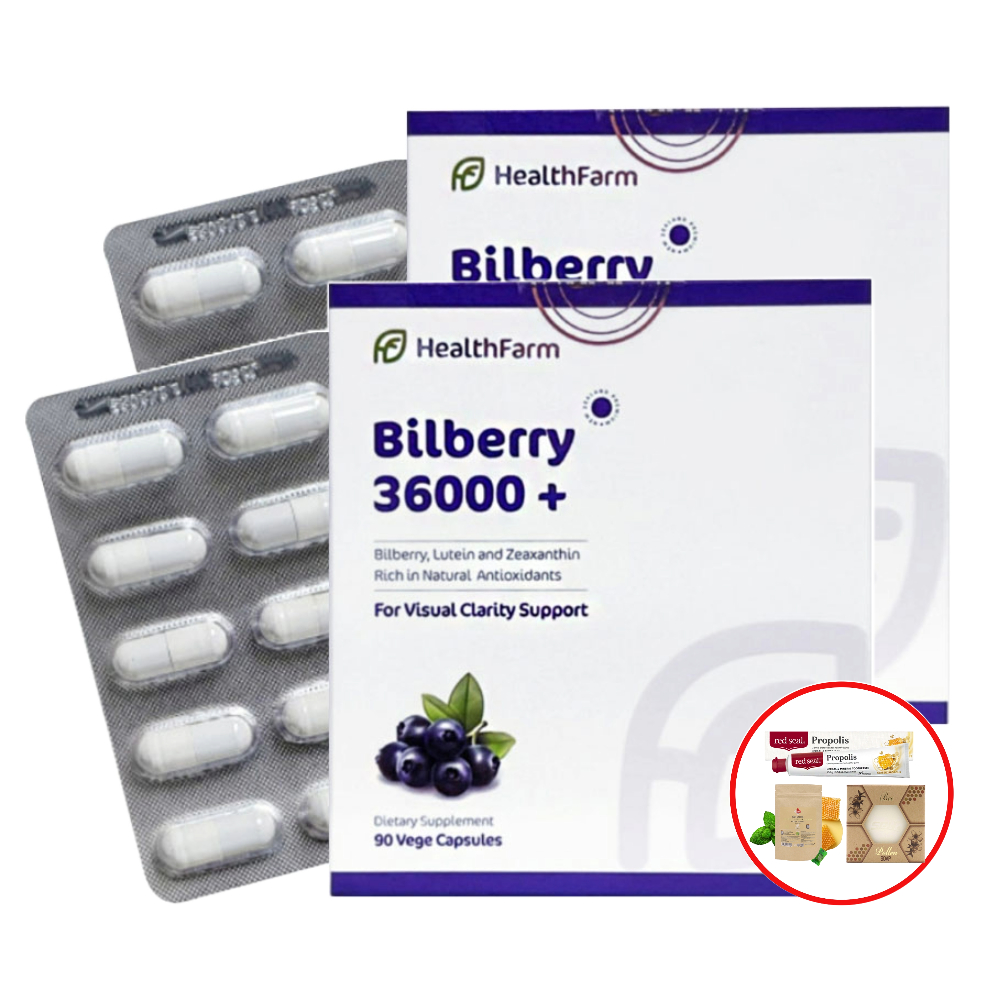 헬스팜 빌베리 루테인 지아잔틴 90캡슐, 3개