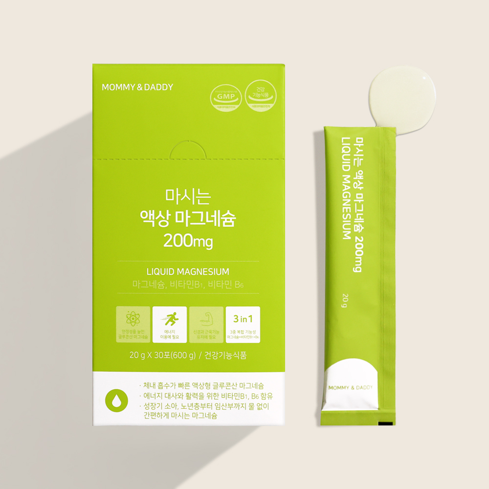 마미앤대디 액상 마그네슘 200mg 30포, 1개
